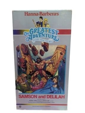 6/$15 Hanna-Barbera The Greatest Adventure: Samson and Delilah VHS